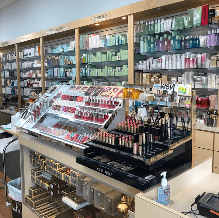 Pharmacist placing medication into a delivery bag